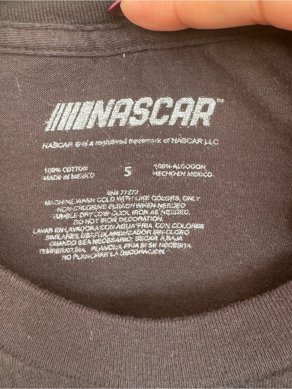 Nascar Unisex Black Graphic Tee - Picture 4 of 5